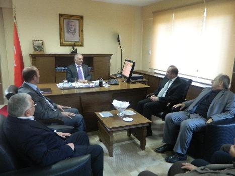 İlçe Başkanımız ve Yönetim Kurulu üyeleri İlçe Kaymakamını ziyaret  etti.